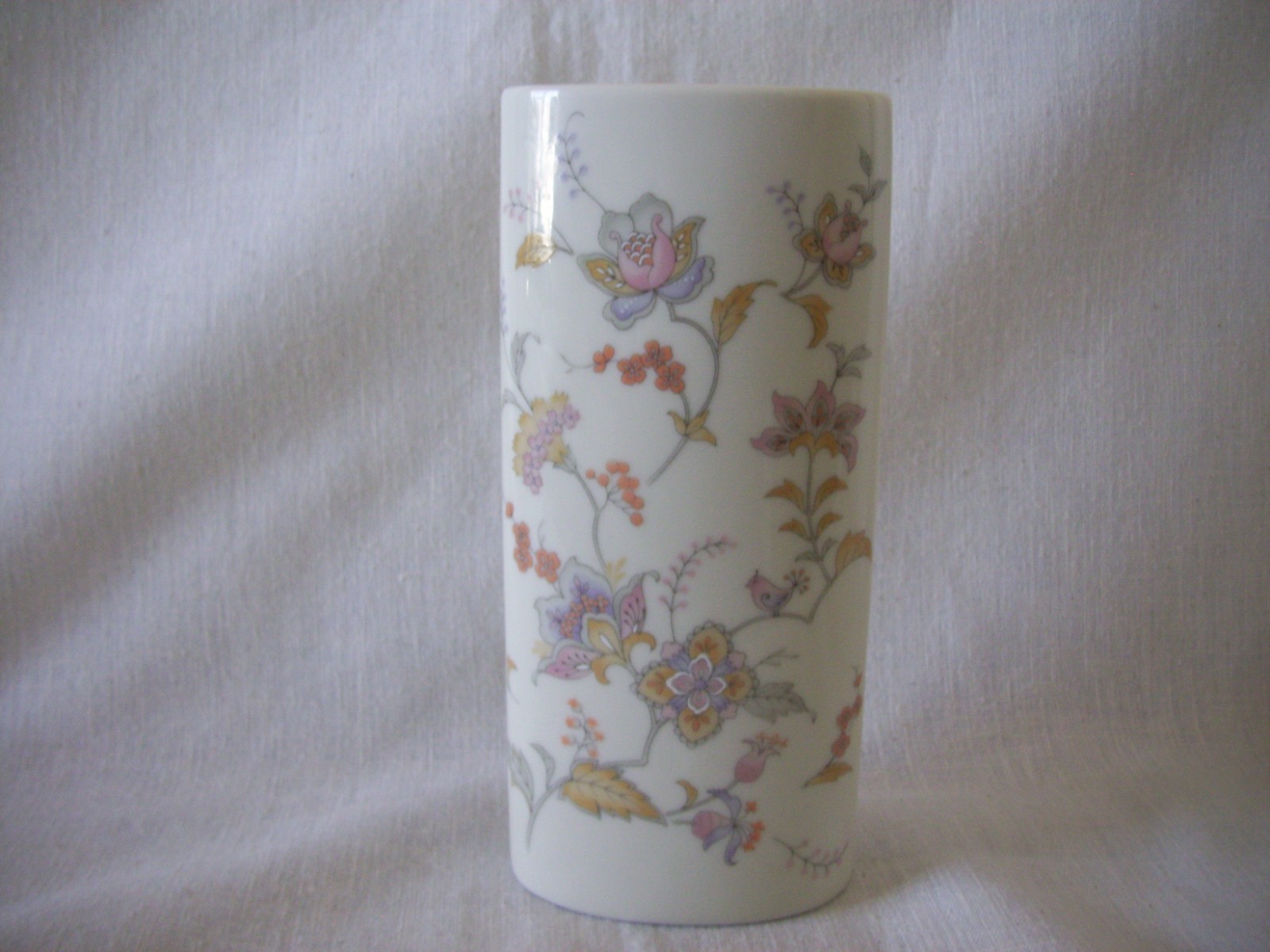Vintage Takahashi Japan Poem San Francisco Floral Vase 6\ Vintage Takahashi Japan Poem San Francisco Floral Vase 6\