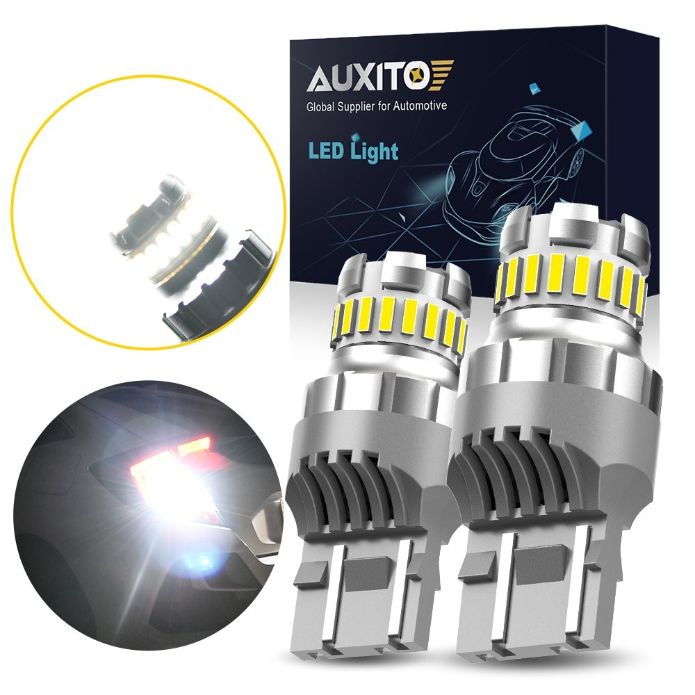 2PC AUXITO 7443 7440 LED Light Bulbs White Reverse Backup Turn Signal Parking