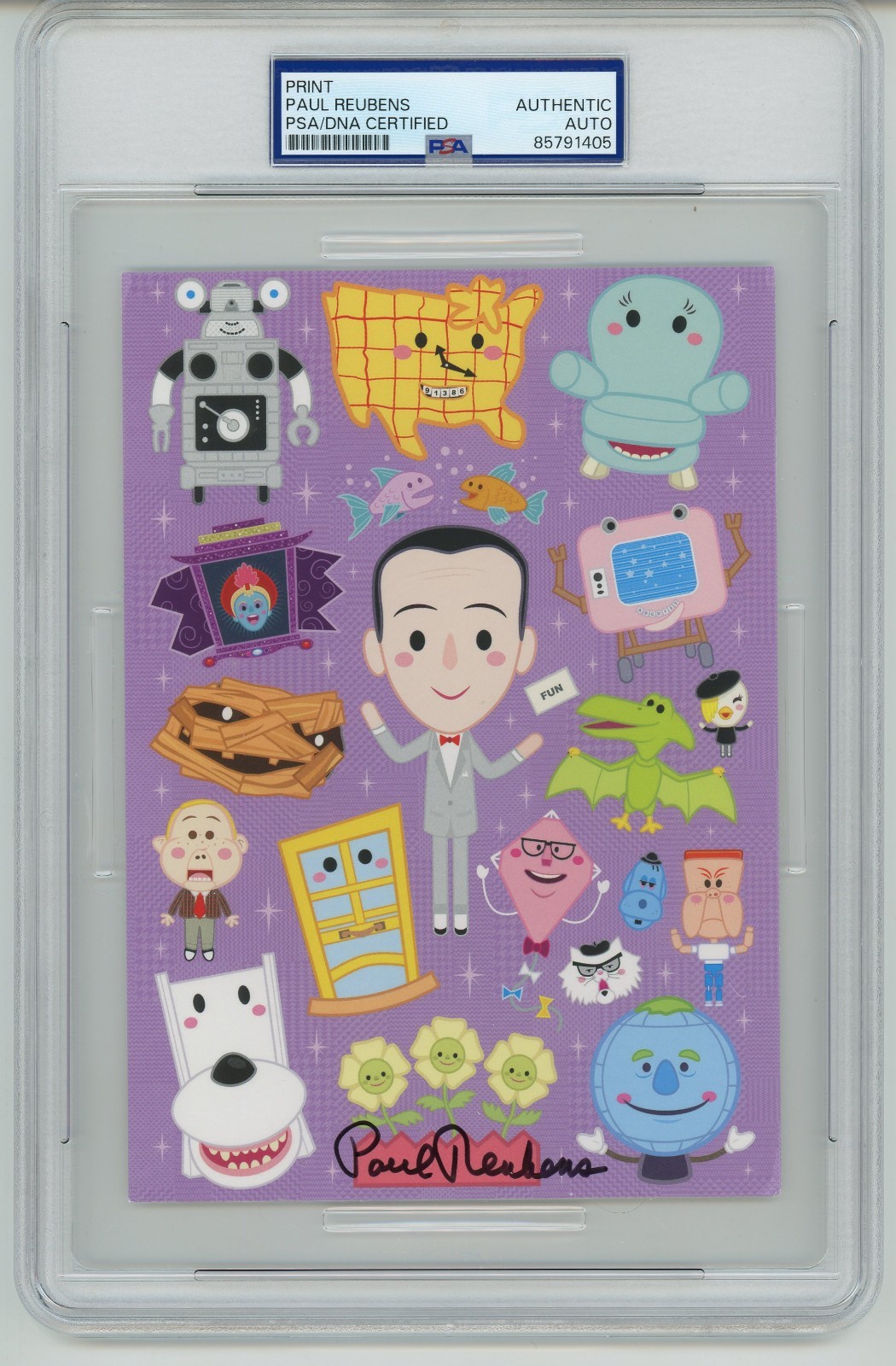 Paul Reubens ~ Signed Autographed Pee-wee Herman Photo ~ PSA DNA Encased