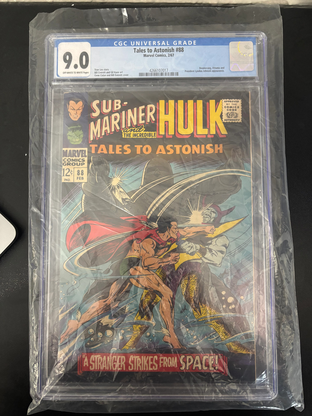 TALES TO ASTONISH #88 GRADED 9.0