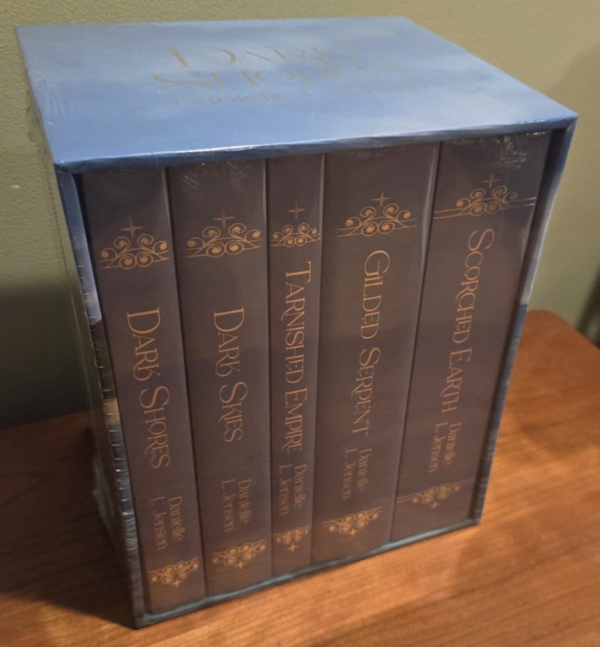 SIGNED Dark Shores Series + Booksleeve/print - Books for Days Danielle L. Jensen