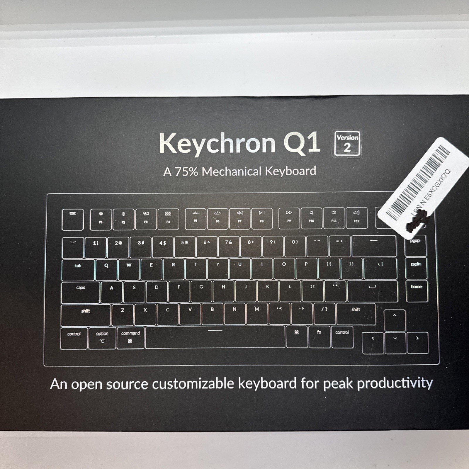 Keychron Q1 V2 With Knob - 75% Keyboard - Shell White Keychron Q1 V2 With Knob - 75% Keyboard - Shell White