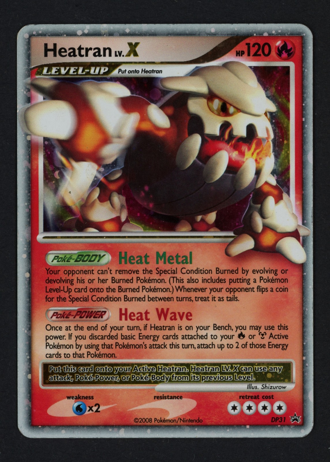 Heatran LV.X DP31 Diamond and Pearl Promos Holofoil Promo Pokemon TCG Heatran LV.X DP31 Diamond and Pearl Promos Holofoil Promo Pokemon TCG