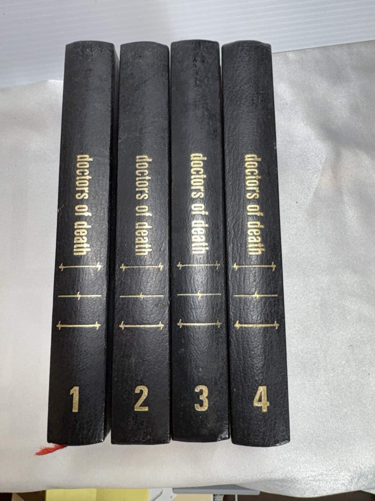 DOCTORS OF DEATH - 4 Volume Set - Vintage 1976 Originals - Brand New - WWII