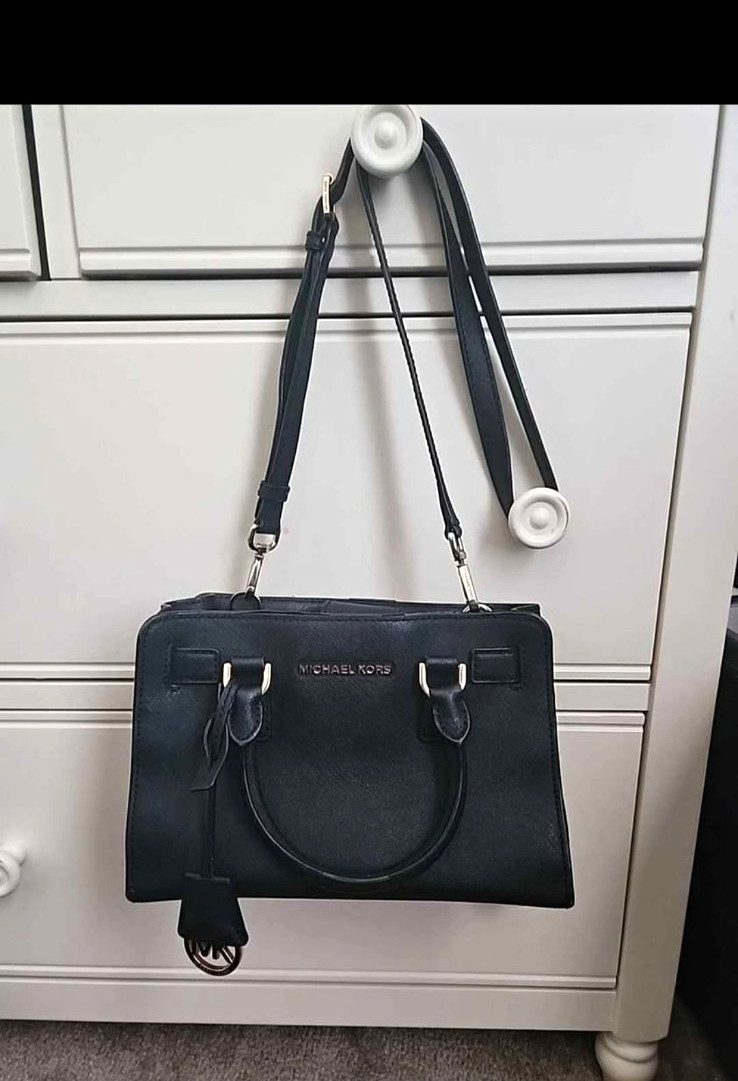 Michael Kors Medium Black Leather Handbag