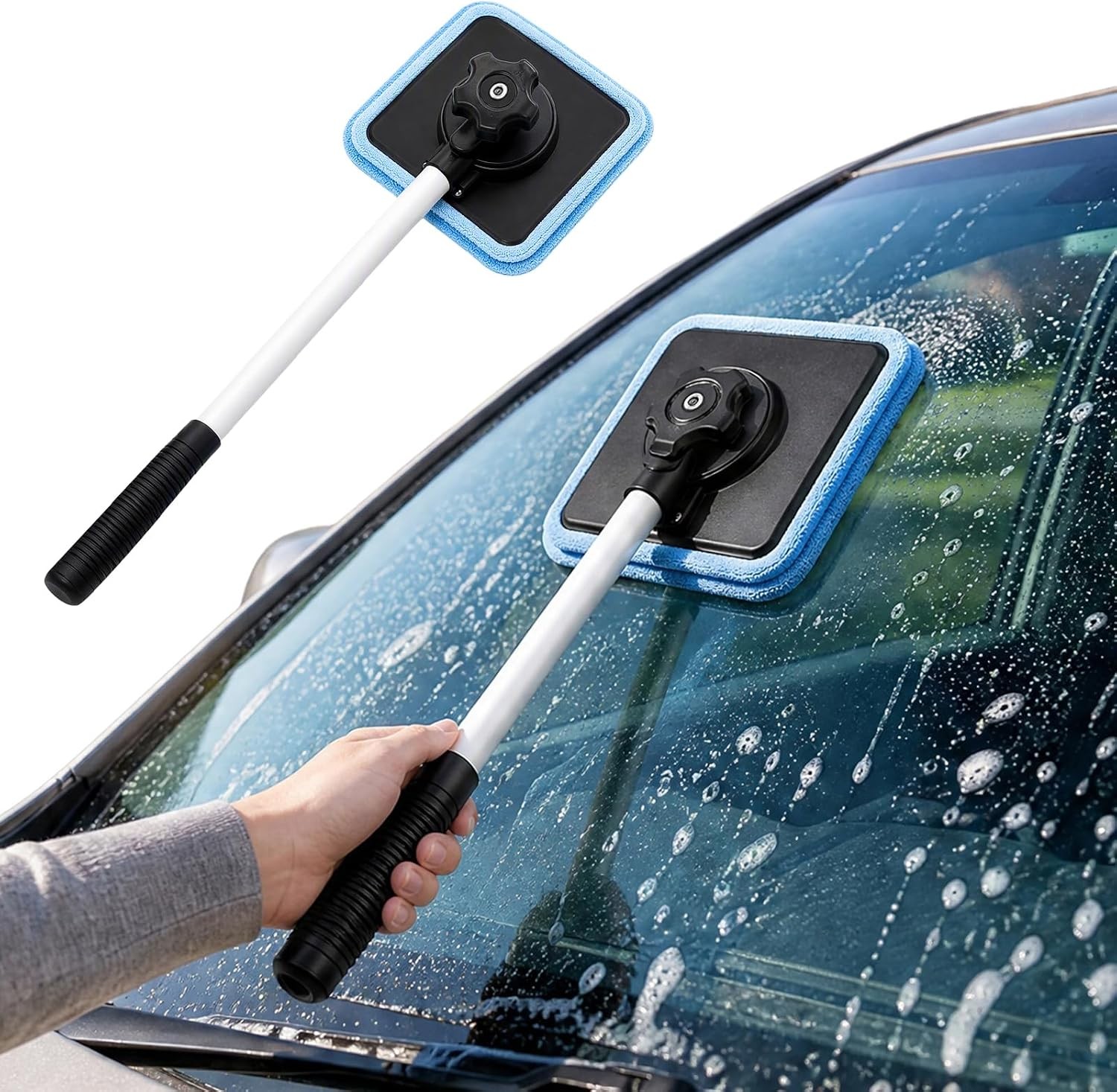 Dual Magnetic Car Windshield Cleaner, Double-Sided Window Cleaning Tool