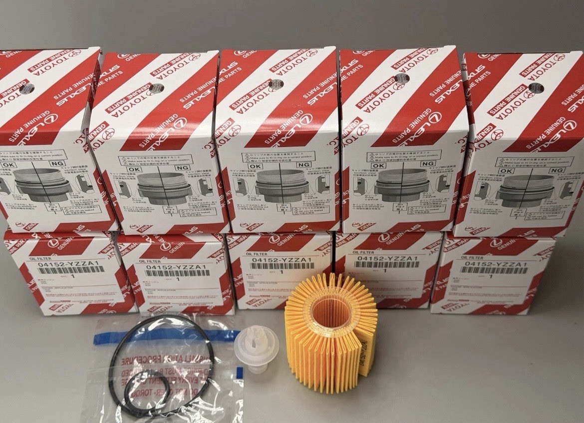 10 Pack Toyota Lexus Genuine OEM Oil Filter Elements 04152-YZZA1 fast shipping 10 Pack Toyota Lexus Genuine OEM Oil Filter Elements 04152-YZZA1 fast shipping