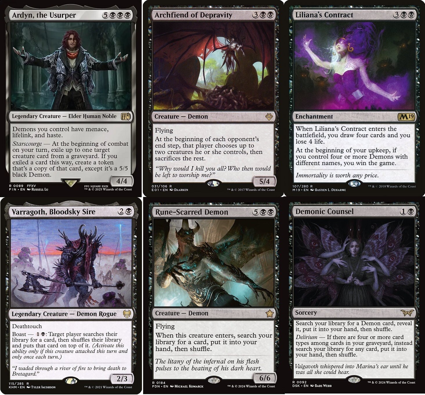 Ardyn, the Usurper Commander Deck - Varragoth - 100 Cards-   MTG - Final Fantasy