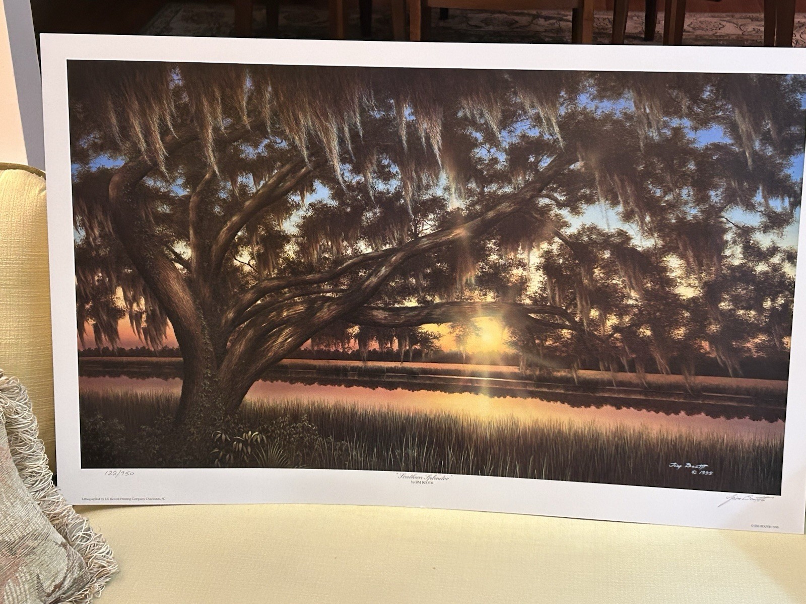 Jim Booth “Southern Splendor” signed and numbered Limited Edition. 