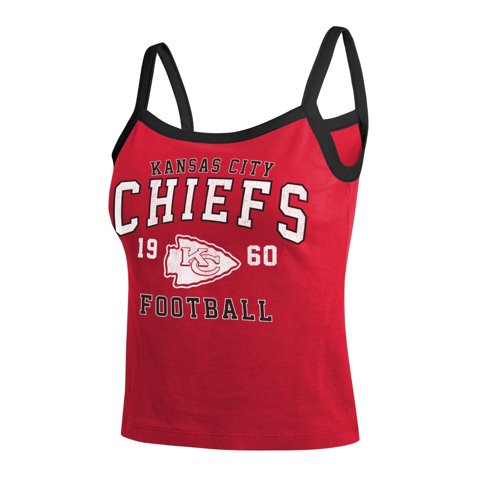 Kansas City Chiefs Women’s Red Colorblock Tank Top Fan Style Shirt