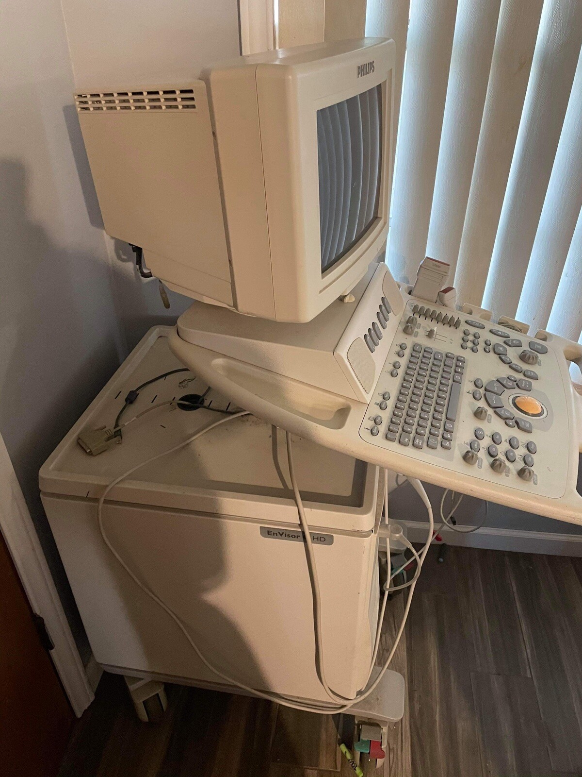 Philips Envisor Ultrasound System. Cardiac & Vascular Probe. Echo/vascular AS IS
