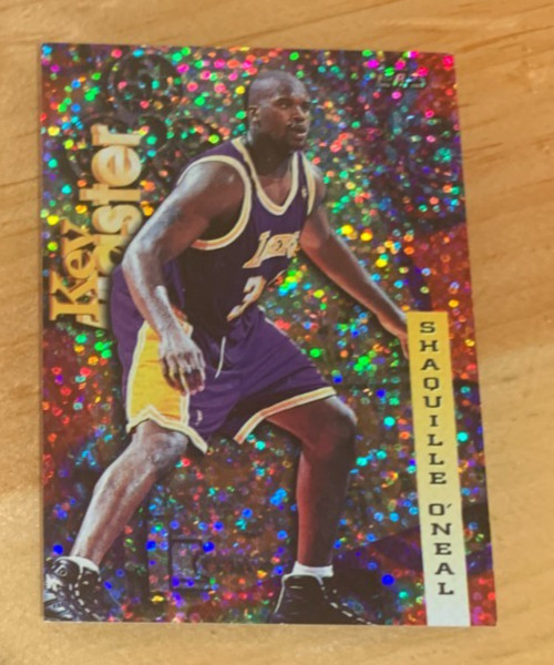 Rare 1997-98 Topps #21 Seasons Best Key Master Shaquille O\'Neal Lakers HOF HOT