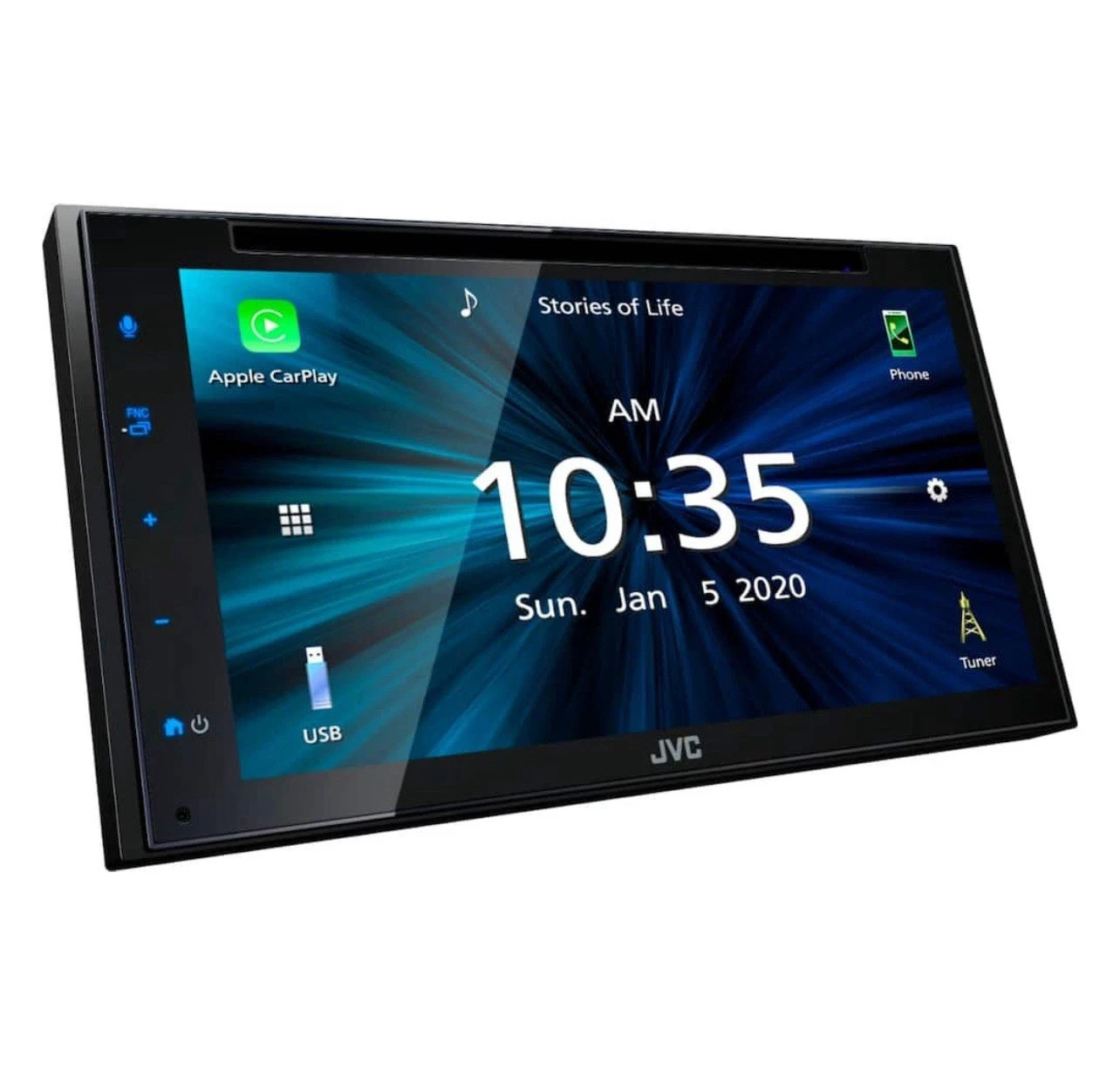NEW JVC KW-V660BT Bluetooth CD/DVD/USB Player Apple CarPlay Android Auto 6.8\