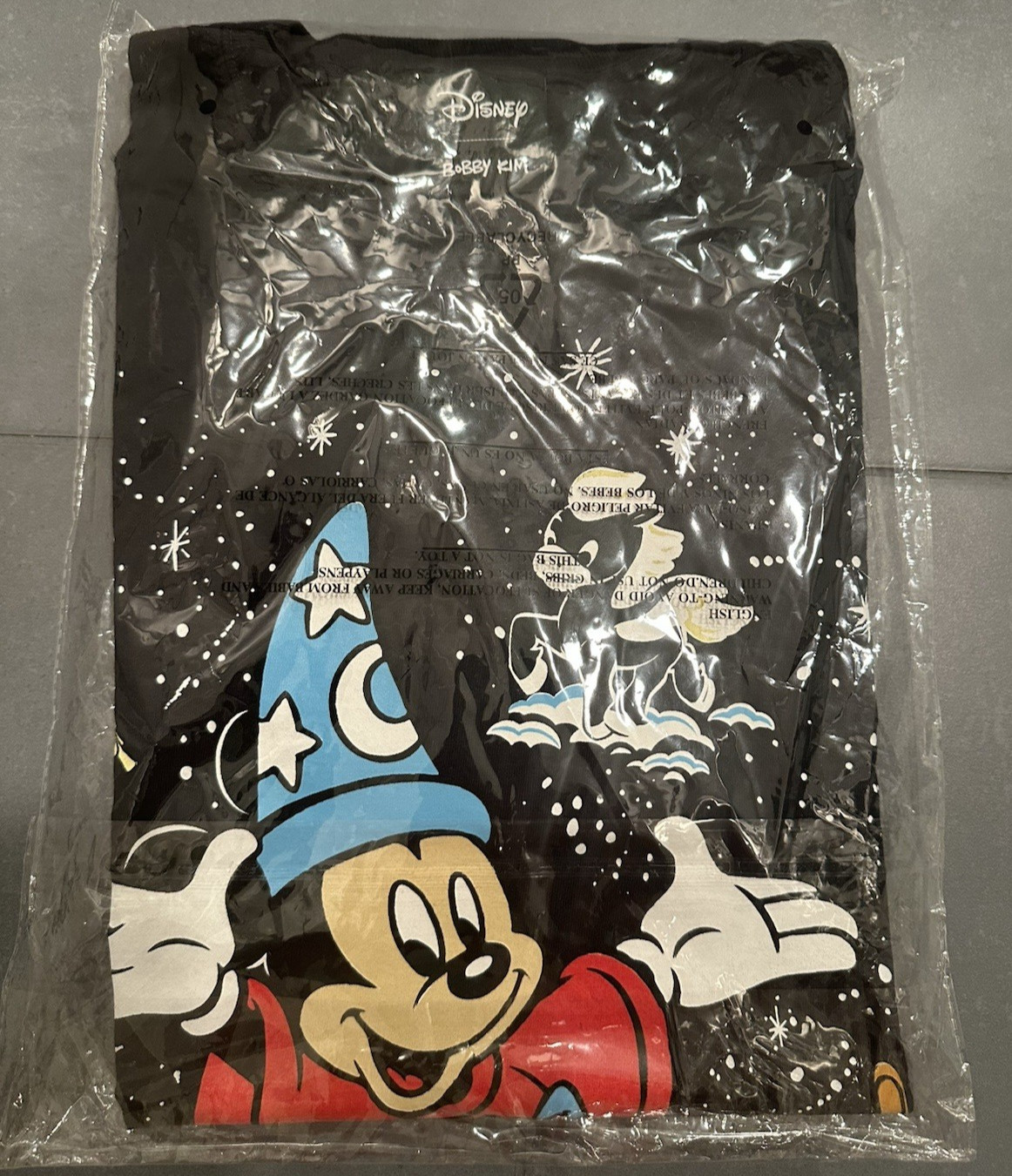 Disney Parks Bobby Kim Sorcerer's Apprentice Long Sleeve Shirt Size L NEW