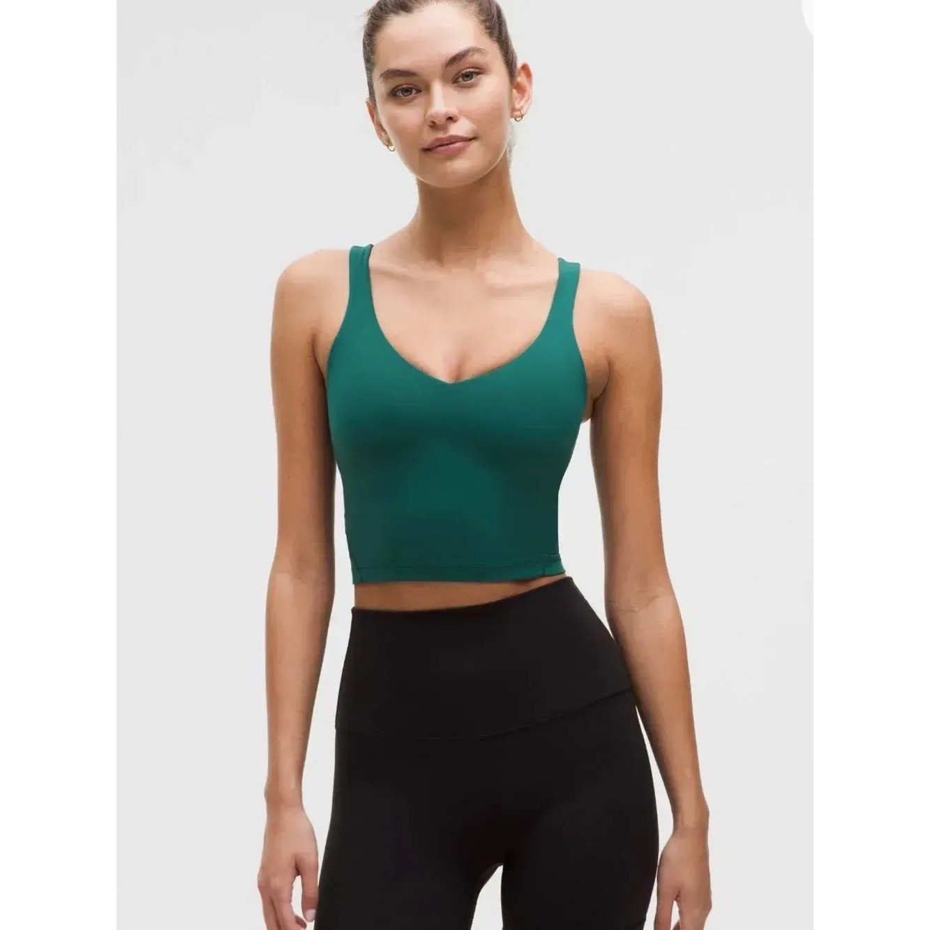 lululemon Forest Green Align™ Tank Top Light Support, Size 2 lululemon Forest Green Align™ Tank Top Light Support, Size 2