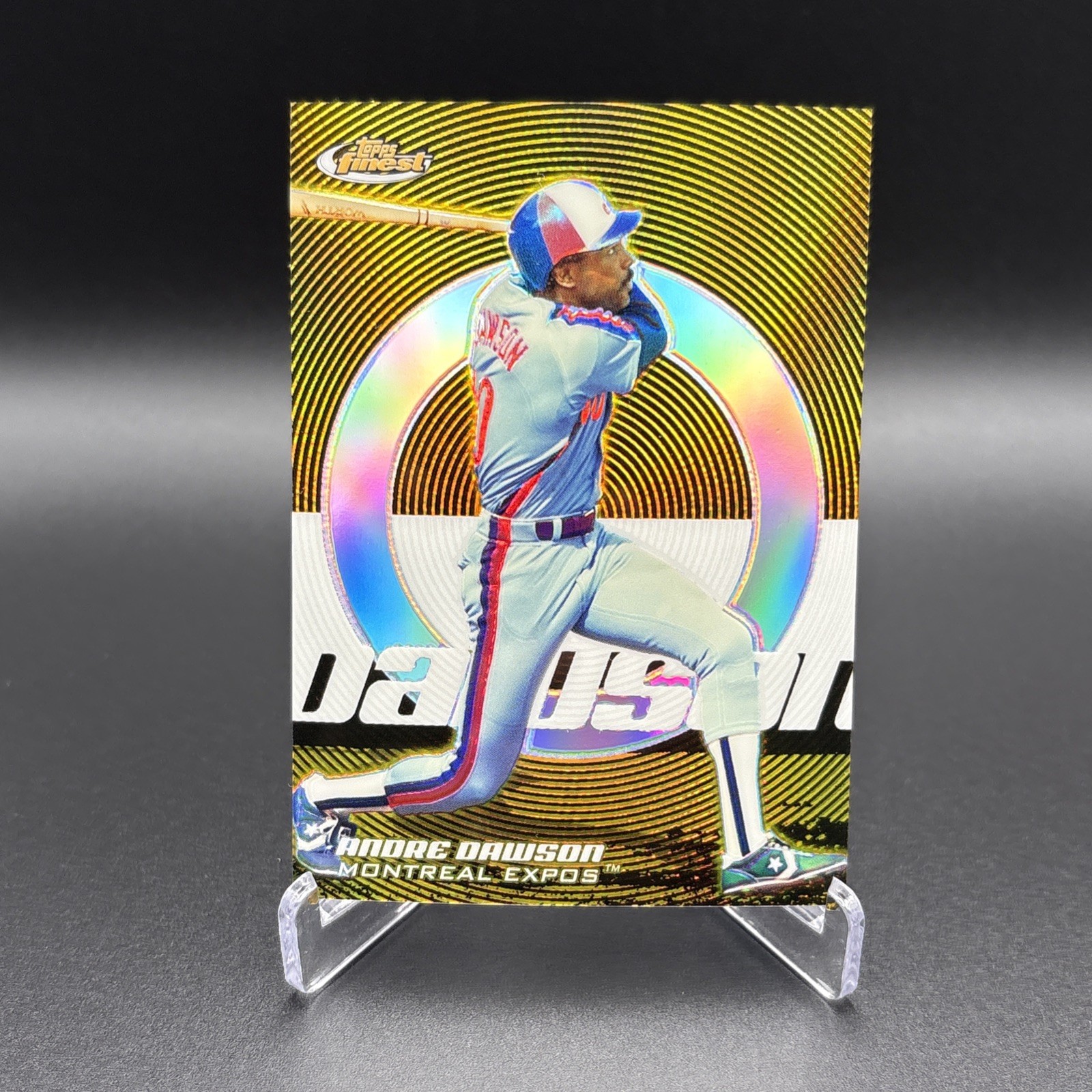 2005 Topps Finest Andre Dawson #160 Gold Refractor #/49 Montreal Expos NM+ 2005 Topps Finest Andre Dawson #160 Gold Refractor #/49 Montreal Expos NM+