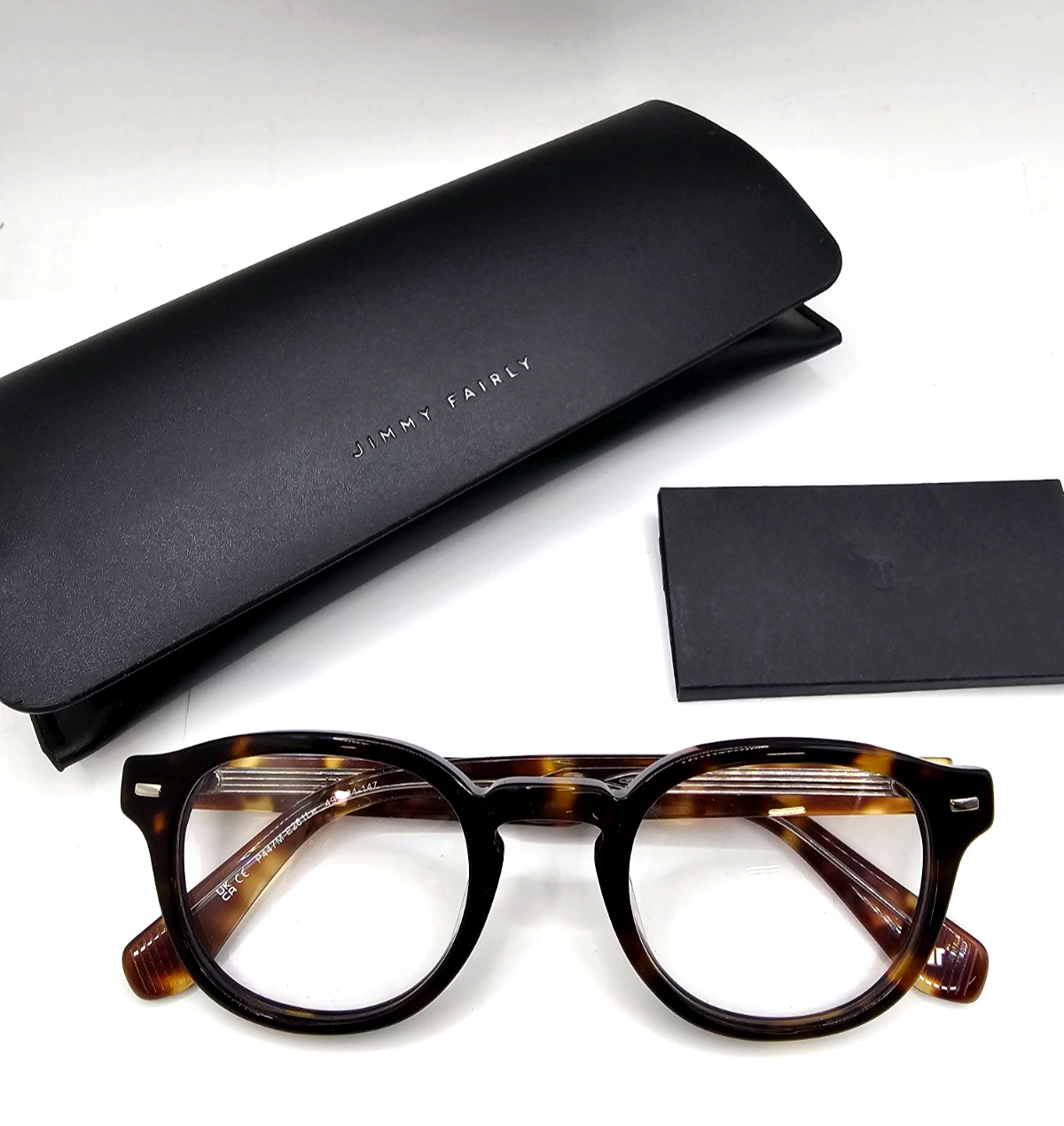 Jimmy Fairly The Fox Medium Men\'s Tortoise Eyeglasses Frame 49-24-147