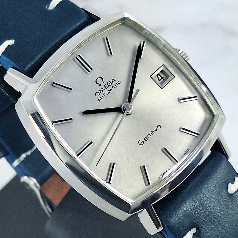 Omega Geneve Automatic Cal.1481 Date ref.162.0042 Silver Dial Vintage Mens Watch Omega Geneve Automatic Cal.1481 Date ref.162.0042 Silver Dial Vintage Mens Watch