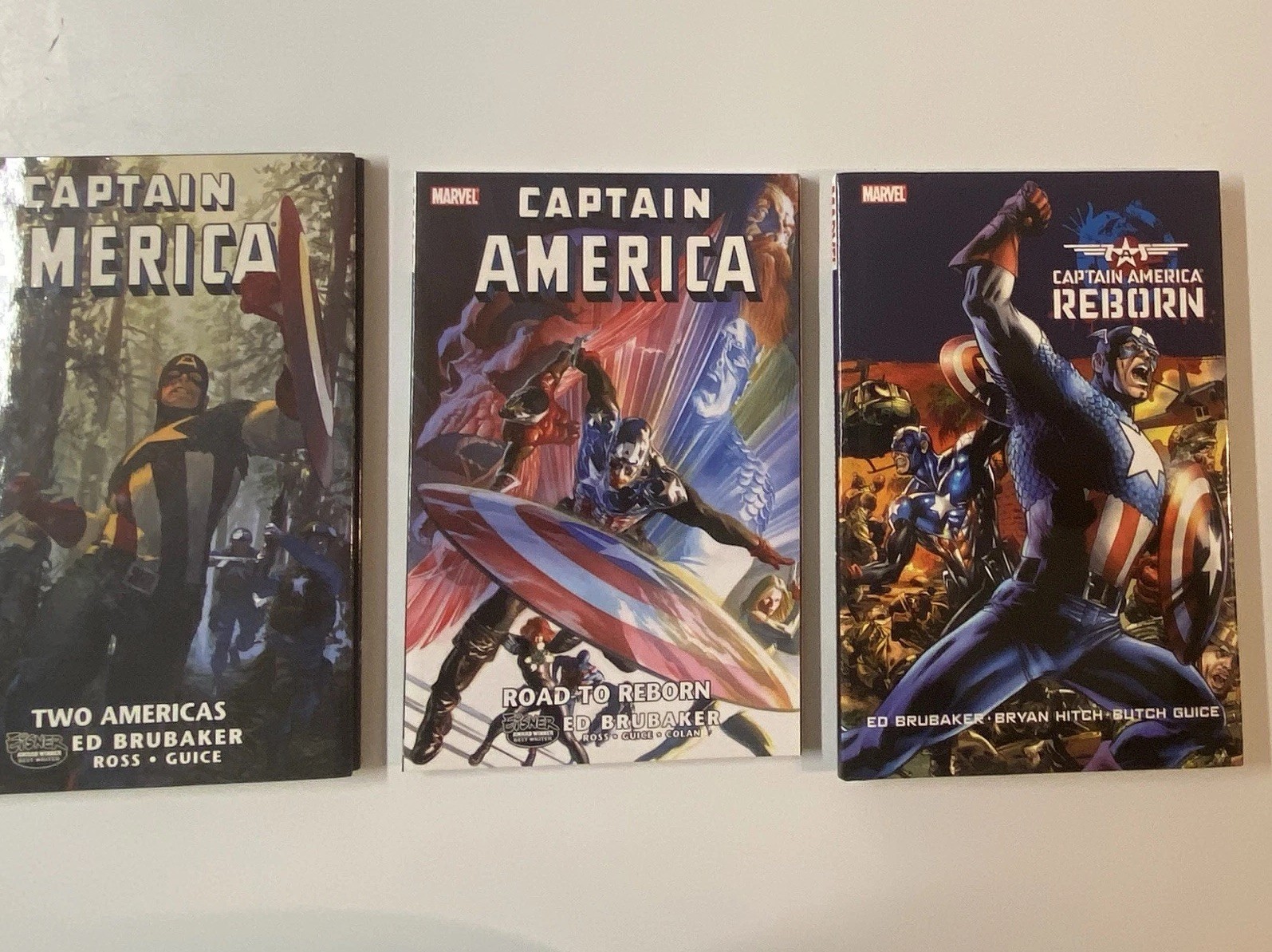 Marvel Captain America 1 Trade Paperback and 2 Hardcover lot Marvel Captain America 1 Trade Paperback and 2 Hardcover lot