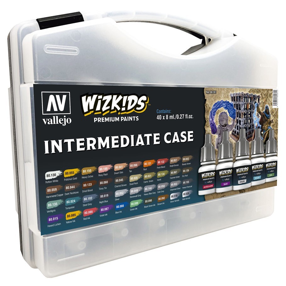 Paint Vallejo Paint Sets Wizkids Premium Paints: Intermediate Case