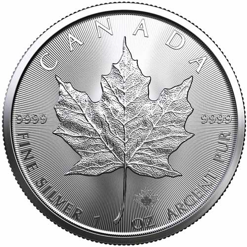 2023 1 oz Canadian Silver Maple Leaf Coin (BU)