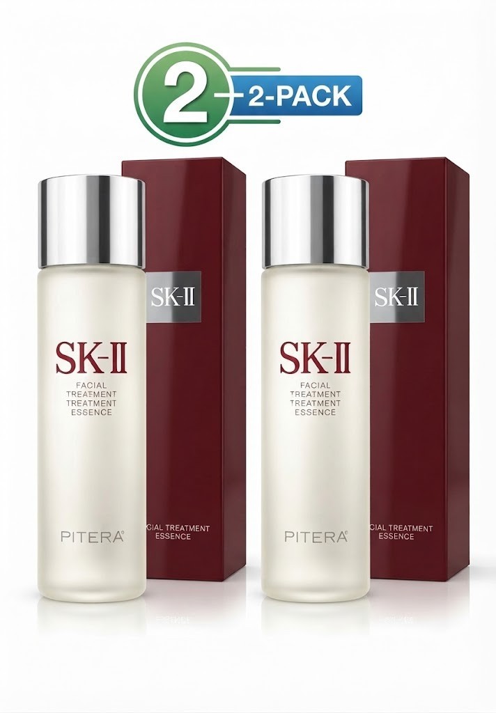 SK-II Facial Treatment Essence PITERA 7.7oz 230mL 2-Pack NEW Sealed NIB EXP 2028