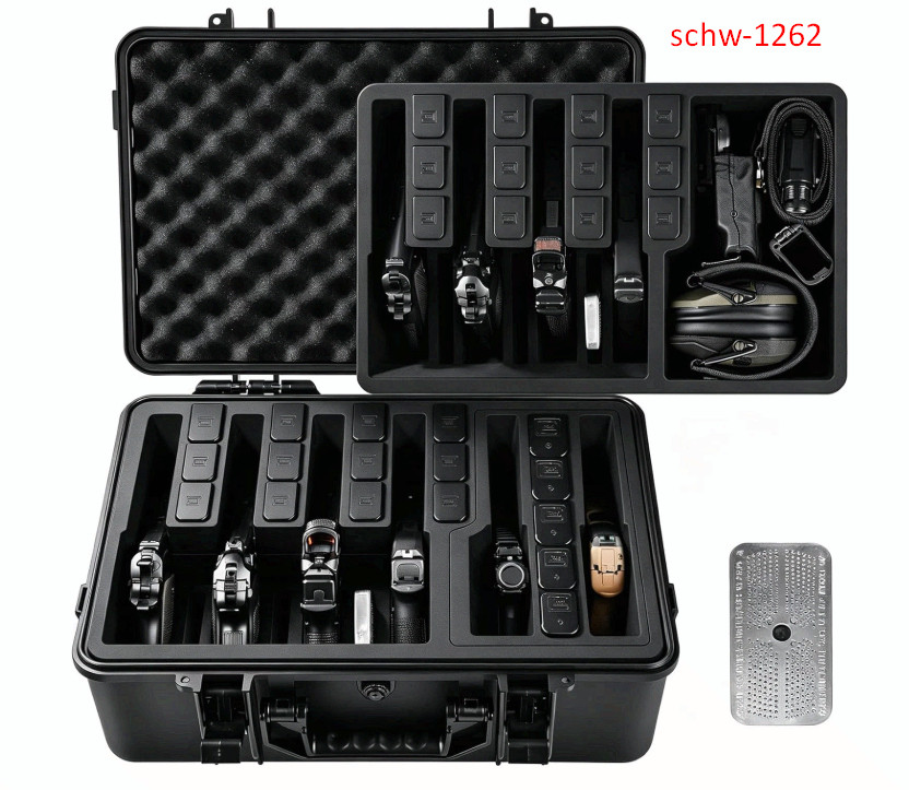 Approved Gun Case for Pistol - Holds Multiple Handguns Case | Air Travel Hard Approved Gun Case for Pistol - Holds Multiple Handguns Case | Air Travel Hard