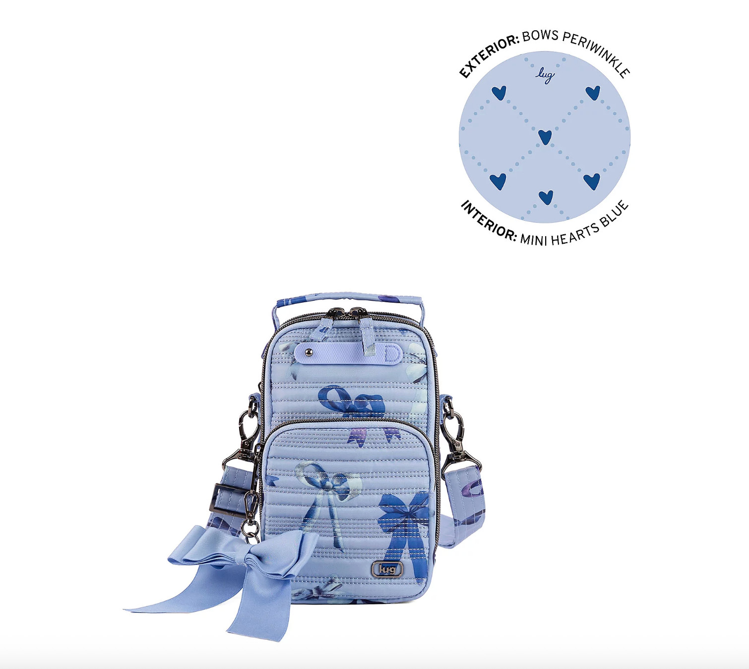 Lug Love Classic Crossbody w/ Bow-Skeeter Mini Bridge