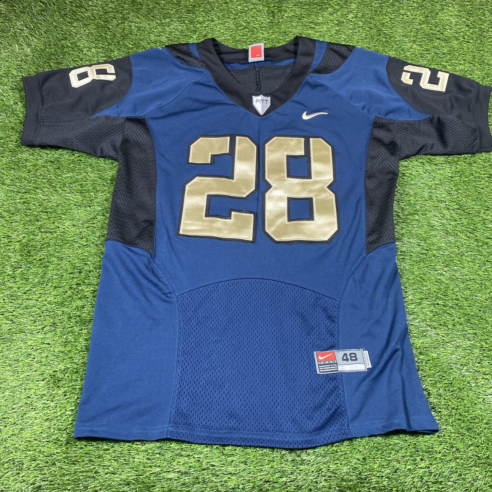 Pittsburgh Panthers Nike Football Jersey Mens 48 Stitched NCAA Blue #28 Pittsburgh Panthers Nike Football Jersey Mens 48 Stitched NCAA Blue #28