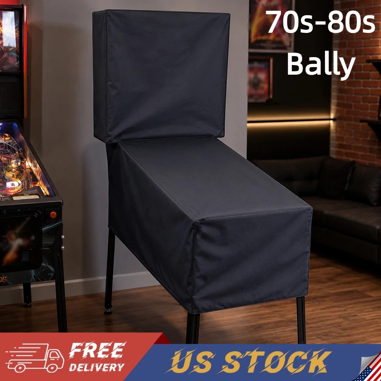 70s-80s Bally Dust Cover Protector Set For Late Model Stern Pinball Machine US 70s-80s Bally Dust Cover Protector Set For Late Model Stern Pinball Machine US