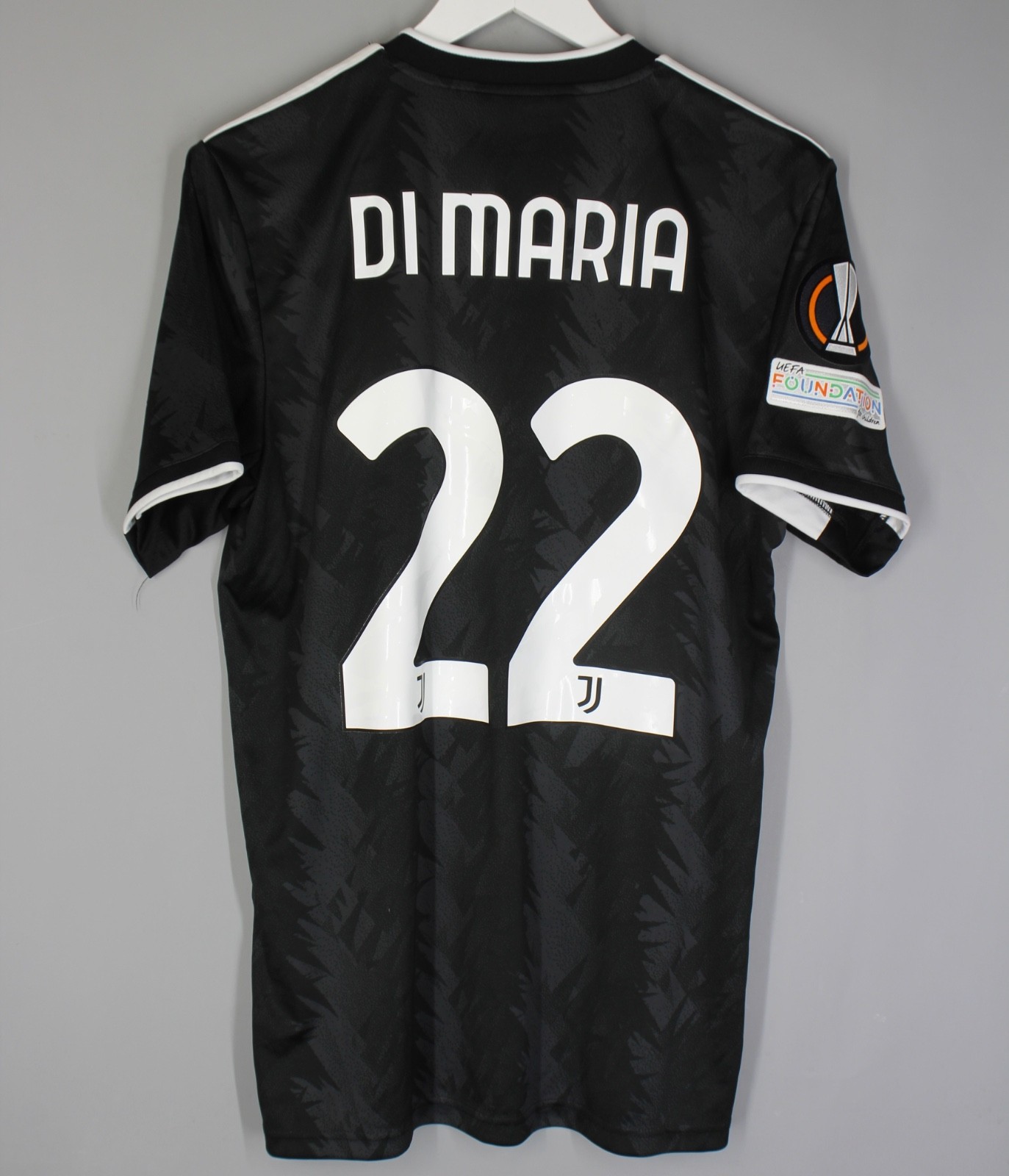 JUVENTUS ITALY 2022 2023 AWAY FOOTBALL SHIRT JERSEY #22 DI MARIA ADIDAS SIZE M
