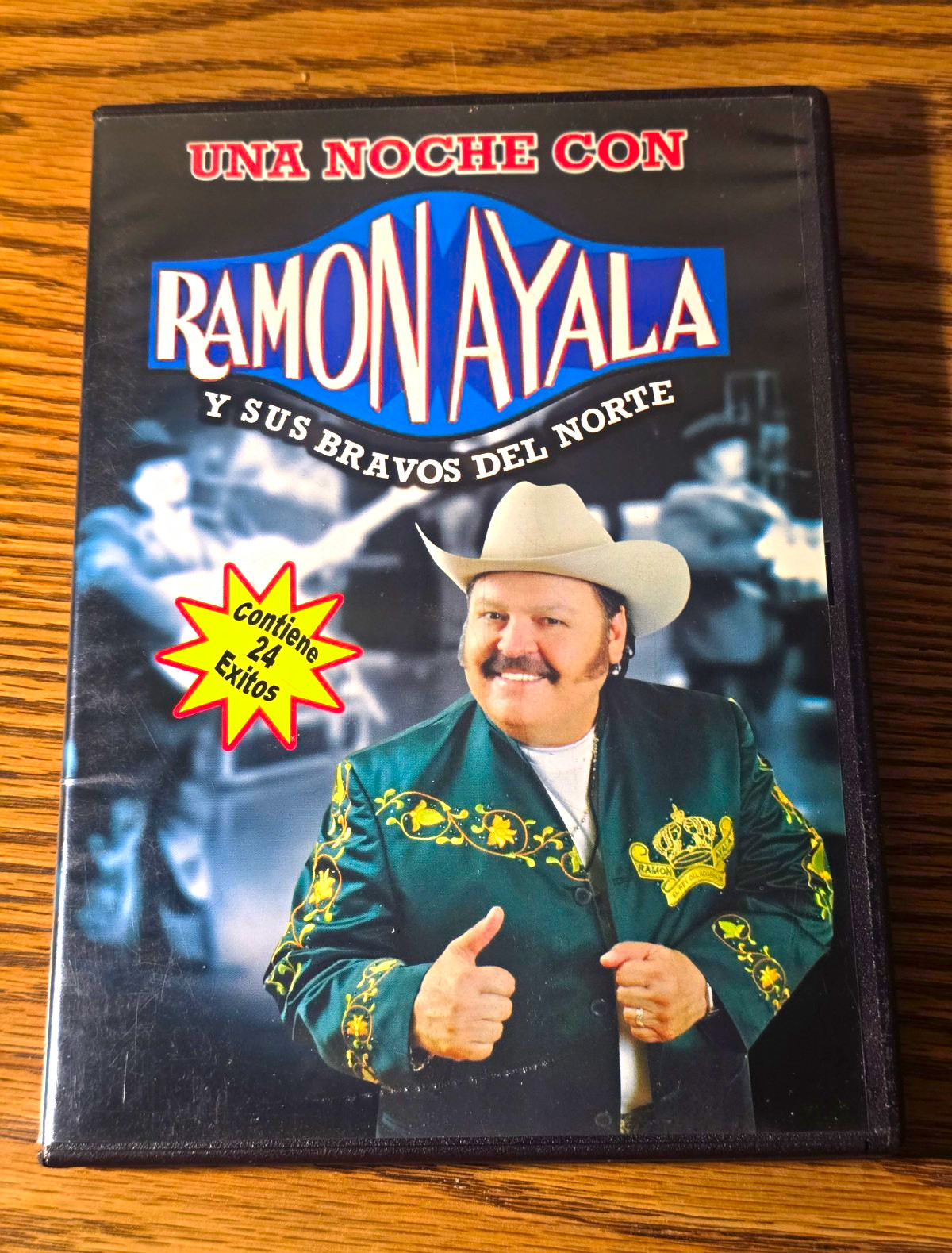 Ramon Ayala Una Noche Con Sus Bravos Del Norte DVD 24 Exitos Rare Mexico