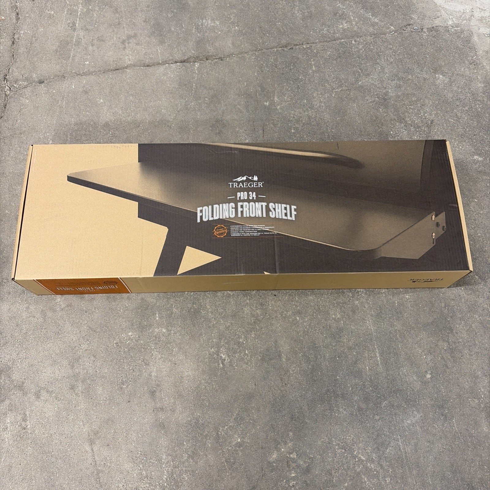 Traeger Steel Front Folding Shelf Pro 34 Pellet Grill Smoker BAC363 New