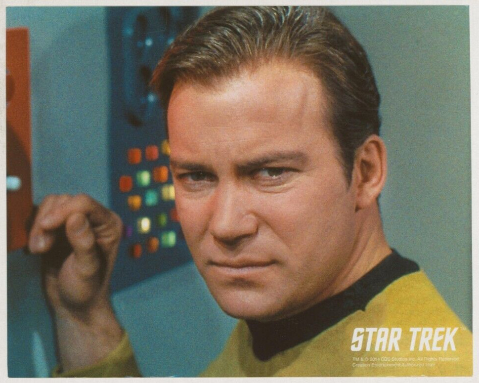 William Shatner Star Trek TOS 8x10 Publicity Photo Kirk On the USS Enterprise William Shatner Star Trek TOS 8x10 Publicity Photo Kirk On the USS Enterprise