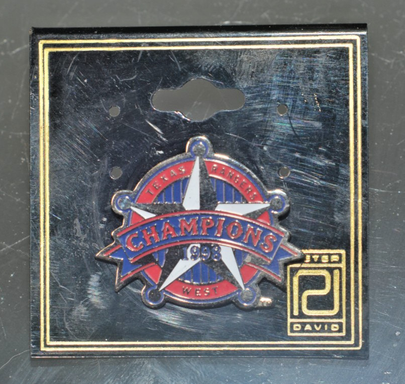Vintage Collectible Lapel Pin 1998 Texas Rangers West Champions Vintage Collectible Lapel Pin 1998 Texas Rangers West Champions