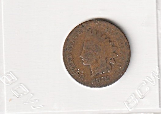 1878 1C Indian Head Cent #693