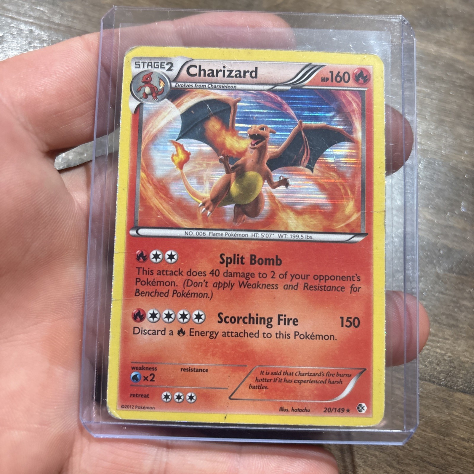 Pokémon TCG Charizard Blister Exclusives 20/149 Cosmos Holo 160 HP English