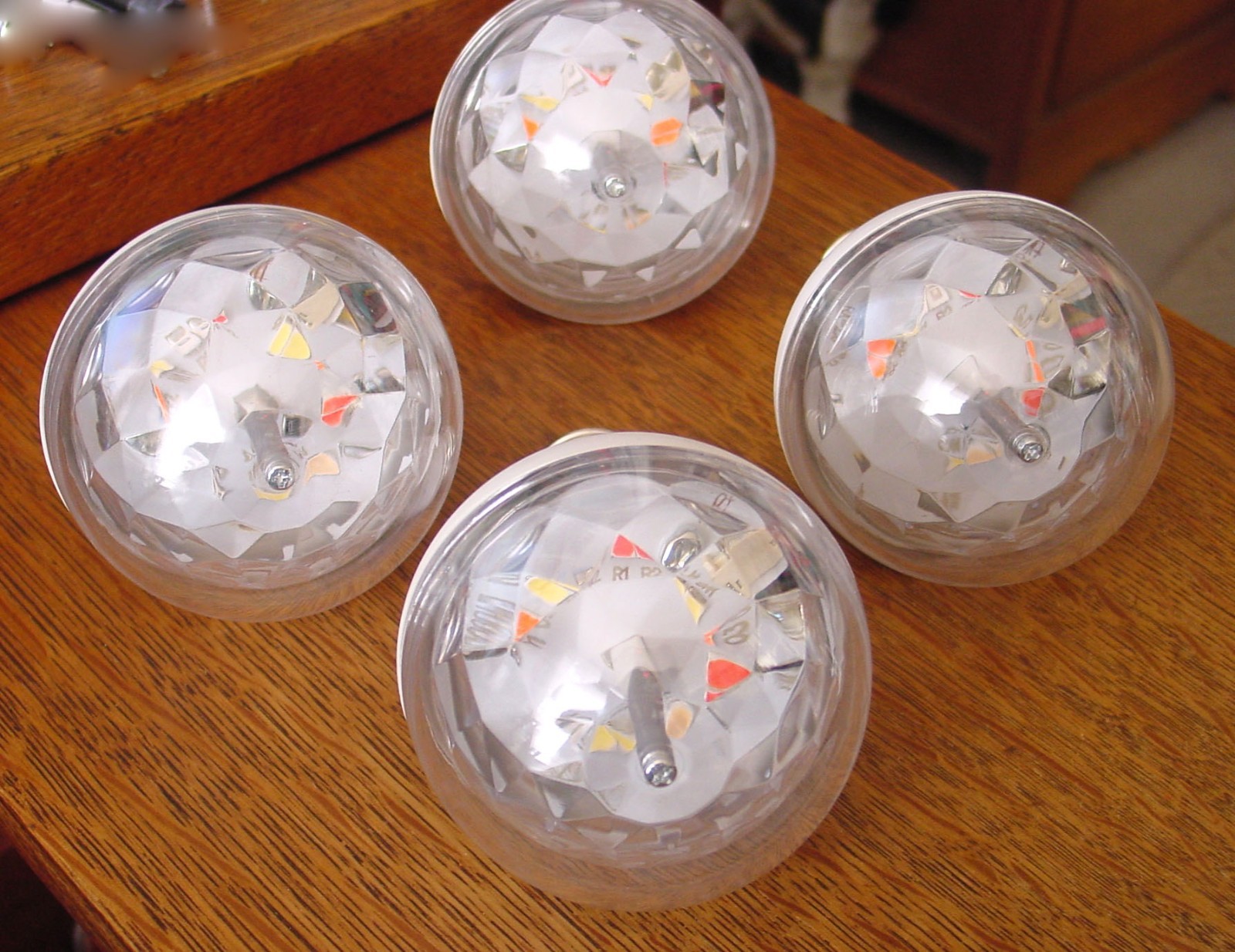 4 Feit Electric LED Disco Light Bulb, Rotating Multi-Color with 4 Modes (Disco, 4 Feit Electric LED Disco Light Bulb, Rotating Multi-Color with 4 Modes (Disco,