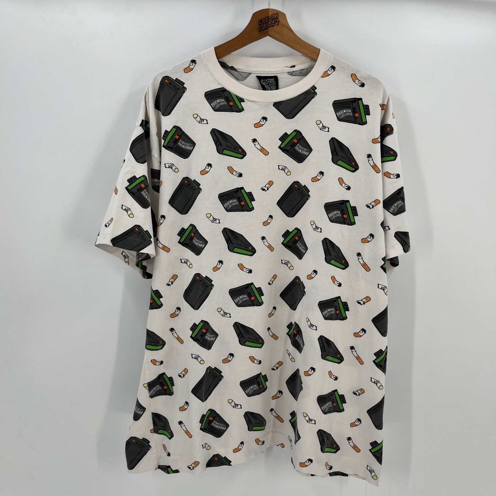 Vintage OG Billionaire Boys Club BBC Pharrell Beepers and Butts All Over Tee XL