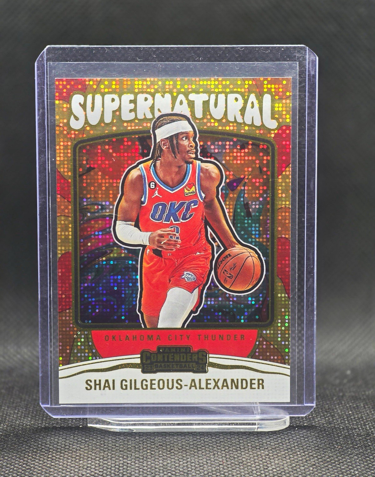 Panini 2023-24 Contenders Shai Gilgeous-Alexander Thunder Supernatural #28