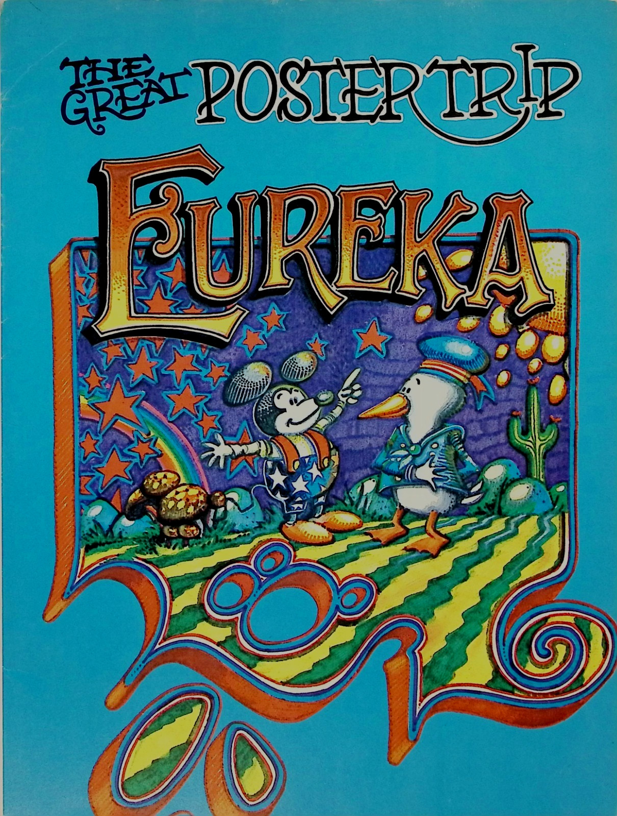1968 Great Poster Trip Art Eureka Rick Griffin Grateful Dead Psychedelic Book