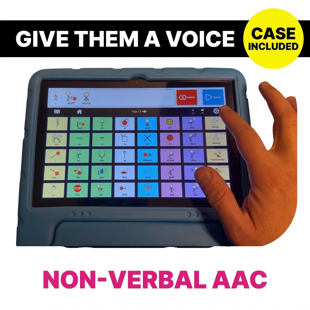 Nonverbal Talker AAC Tablet - Autism Kids, Speech Delay, Non-Speaking Individual
