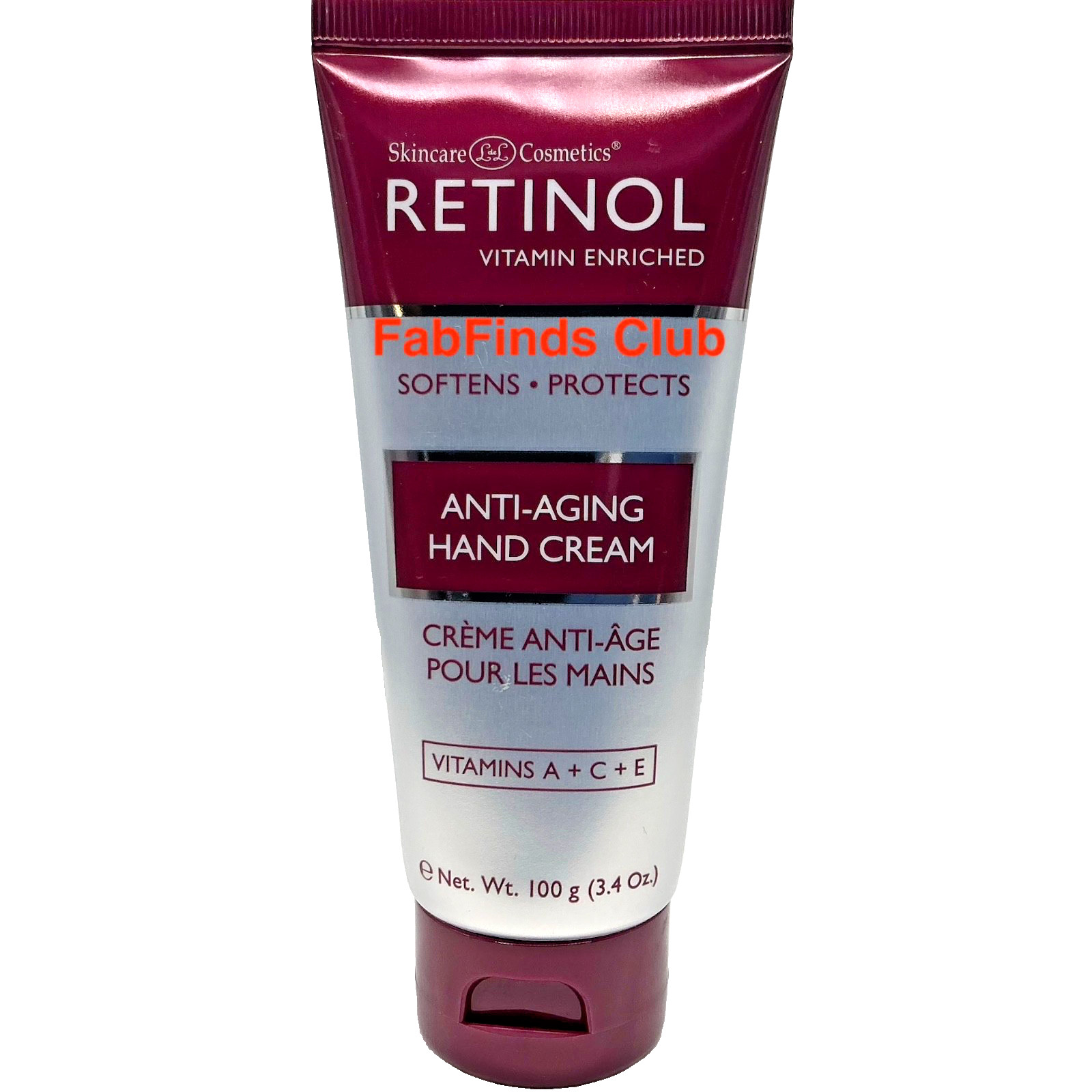 Retinol Hand Cream ORIGINAL Sealed Hands,Nails,Cuticles 3.4oz