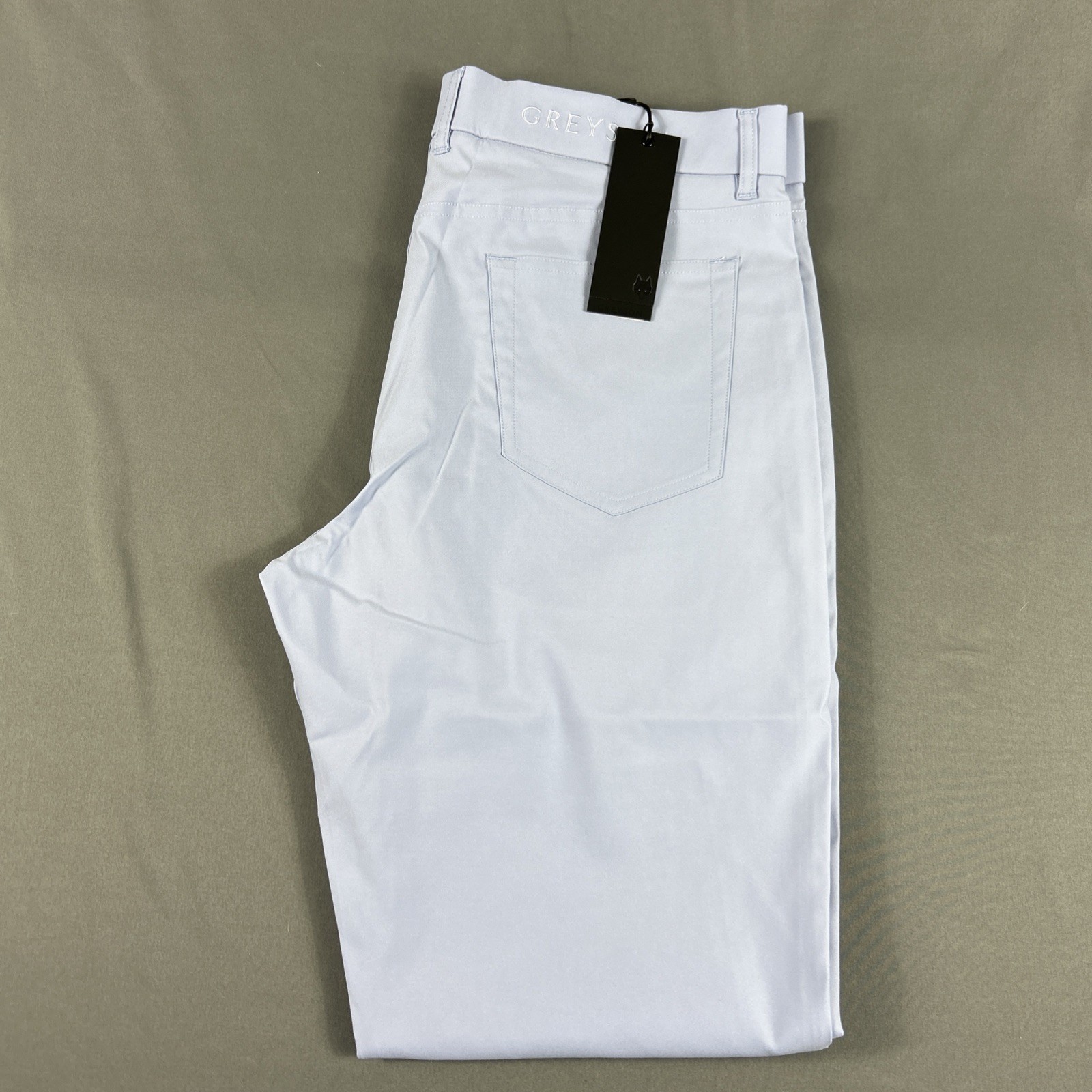Greyson Golf Pants Wainscott Trousers 34 x 32 Heron Blue Polyester NWT MSRP $198