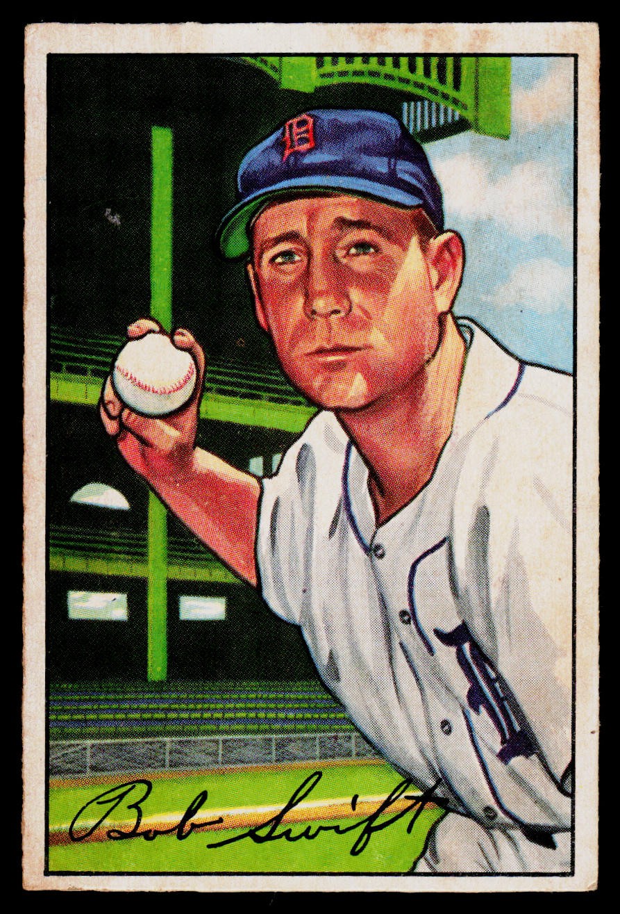 1952 Bowman Bob Swift Detroit Tigers #131