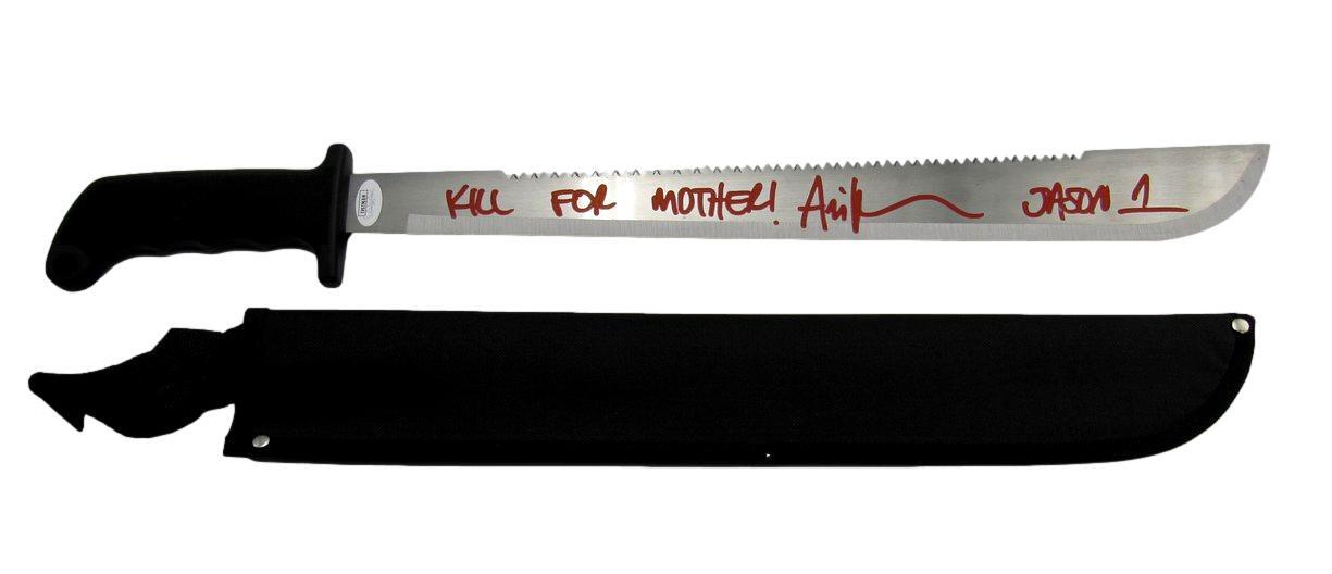 Ari Lehman Signed/Inscribed Machete 