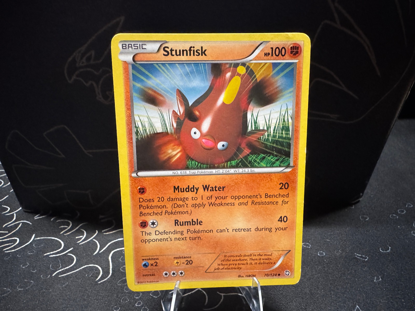 Pokemon TCG Stunfisk 70/124 Dragons Exalted