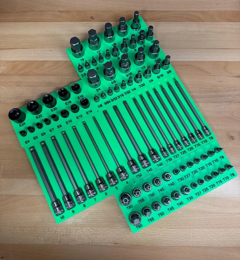 GearWrench 84-Piece Hex/Torx Bit Set Organizer – Fits set #80742