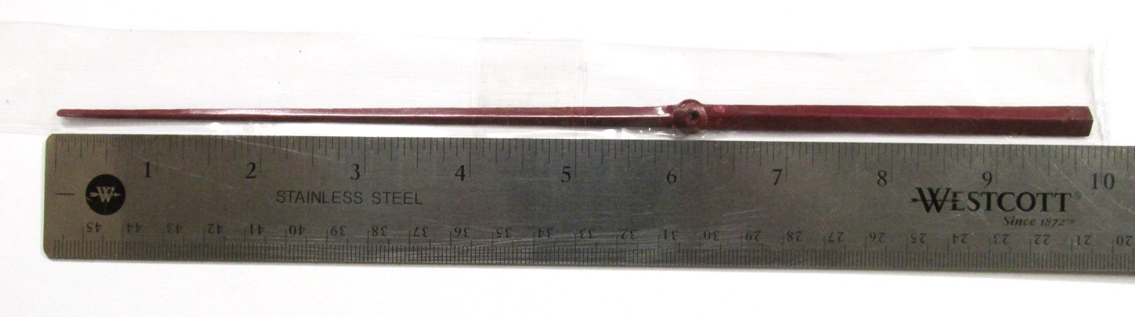 NEW RED PAM AMERICAN SECONDS HAND FOR ELECTRIC CLOCKS WITH #2-56 MOUNTING THREAD