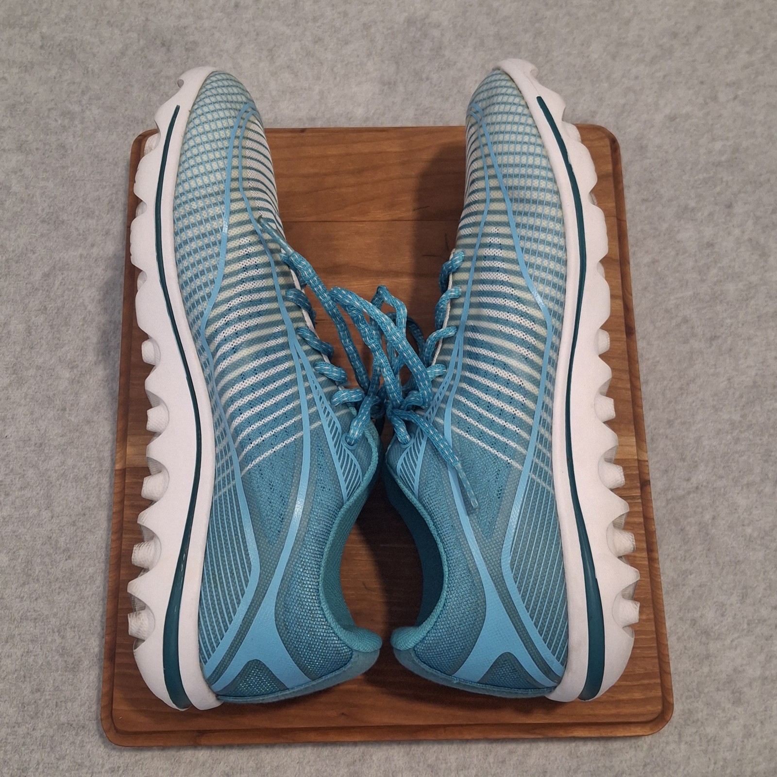 Propet Women Size 9 WIDE Teal White Billie W5100 Light Walking Sneaker Shoes